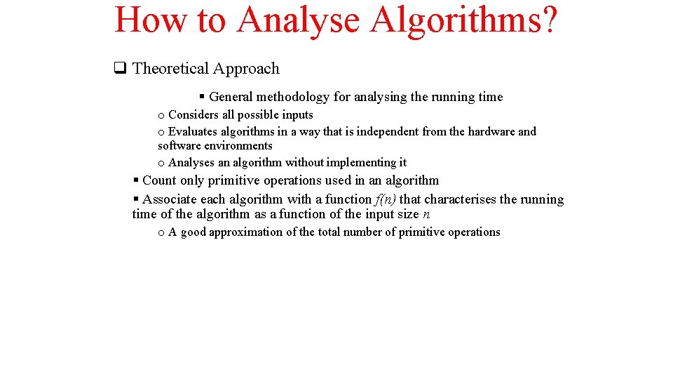 GC 211 Data Structures Week 2 Algorithm Analysis