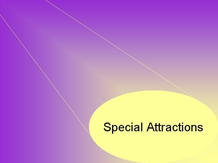 Special Attractions 