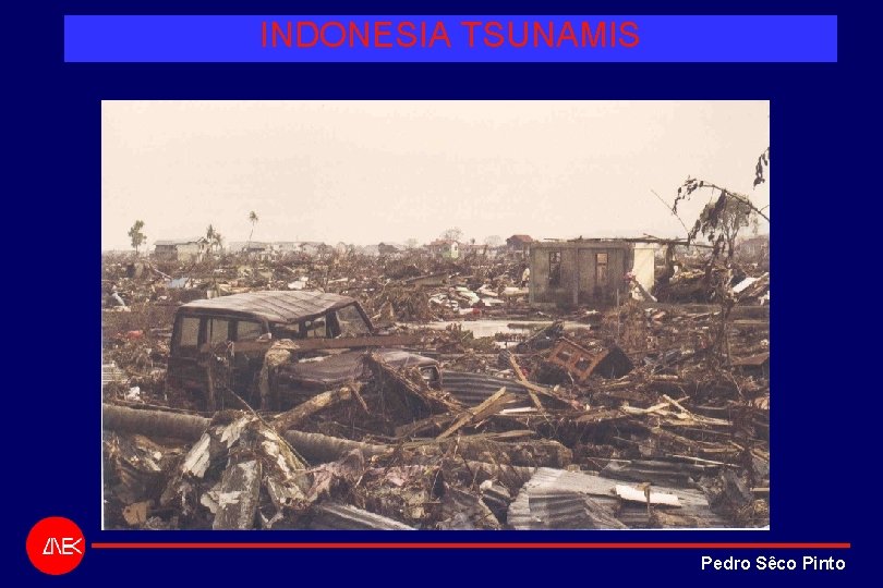 INDONESIA TSUNAMIS Pedro Sêco Pinto INDONESIA TSUNAMIS Pedro Sêco Pinto
