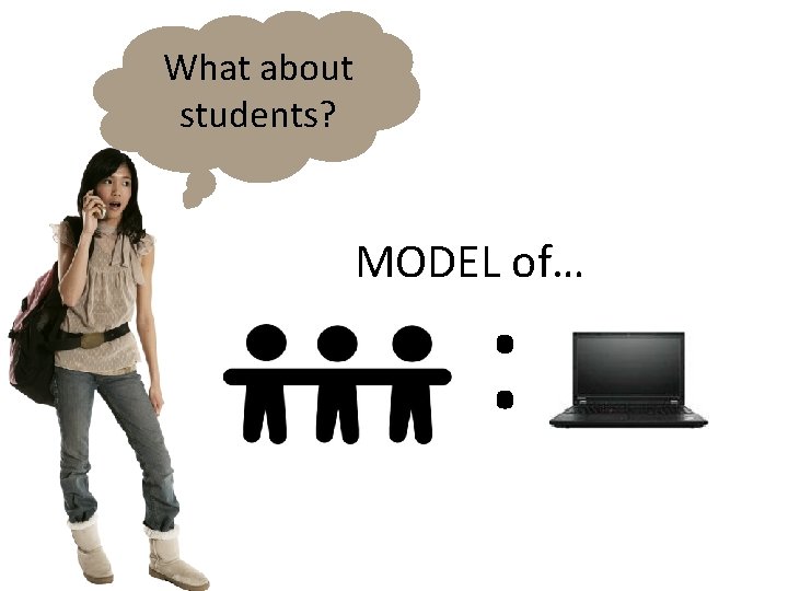 What about students? MODEL of… : 