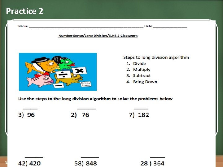 Practice 2 Agenda 38 Practice 2 Agenda 38