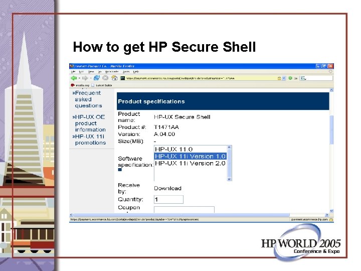 How to get HP Secure Shell 