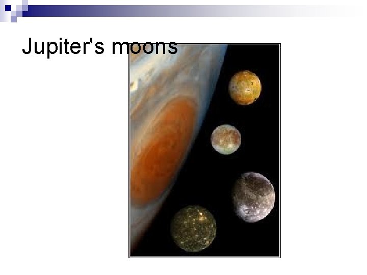 Jupiter's moons 