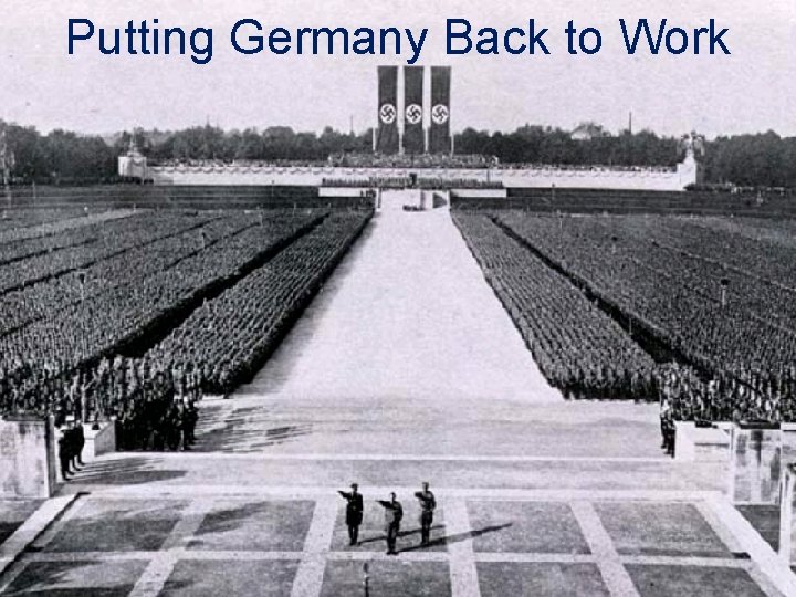 Putting Germany Back to Work 