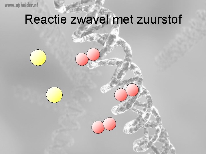 Reactie zwavel met zuurstof 