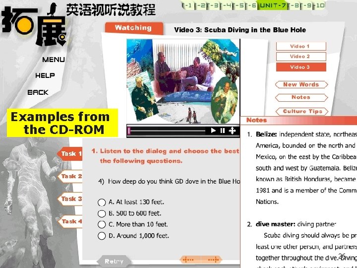 Conducting Cultural Input in AVSC Examples from the CD-ROM 26 