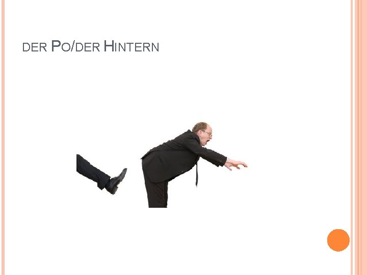 DER PO/DER HINTERN 