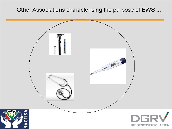 Other Associations characterising the purpose of EWS. . . 