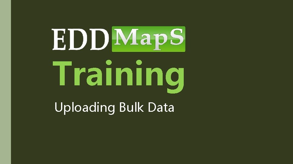 Training Uploading Bulk Data 