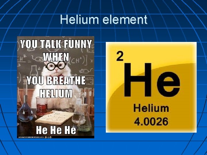 Helium element 