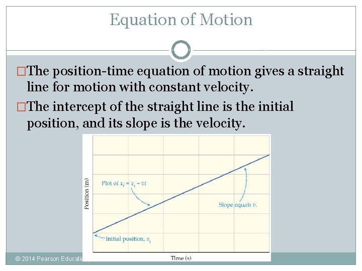 Pearson Physics Introduction to Motion 2014 Pearson Education