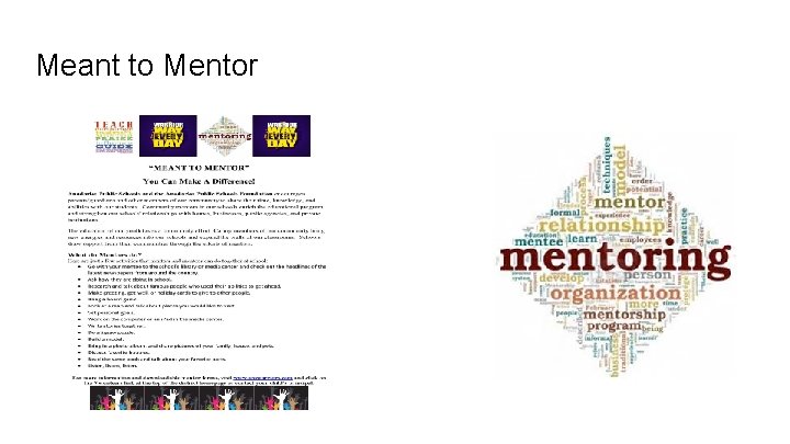 Meant to Mentor 