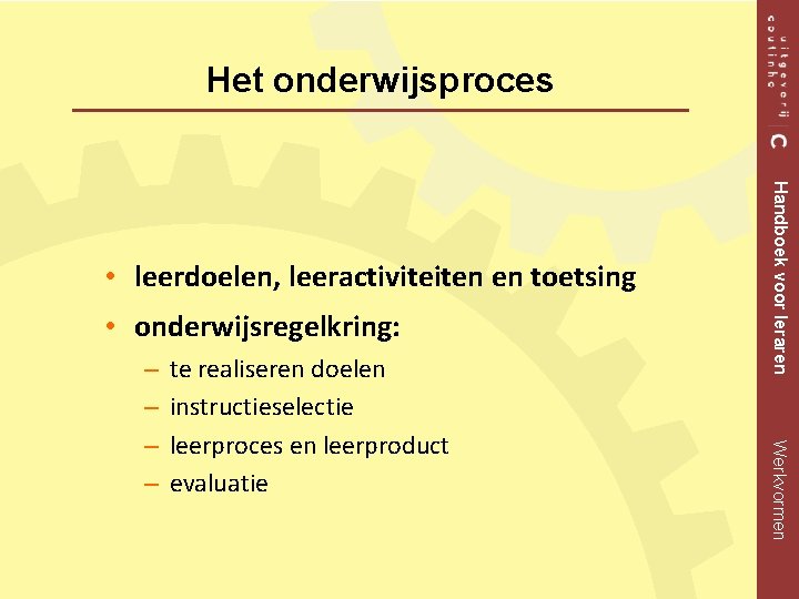 Instructie Geven Werkvormen Overzicht hoofdstuk 3 Handboek voor leraren Hoe