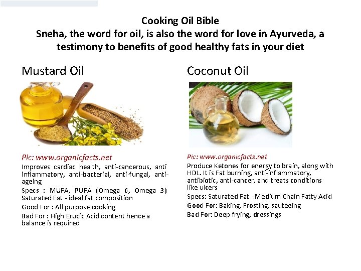 Cooking Oil Bible Sneha, the word for oil, is also the word for love
