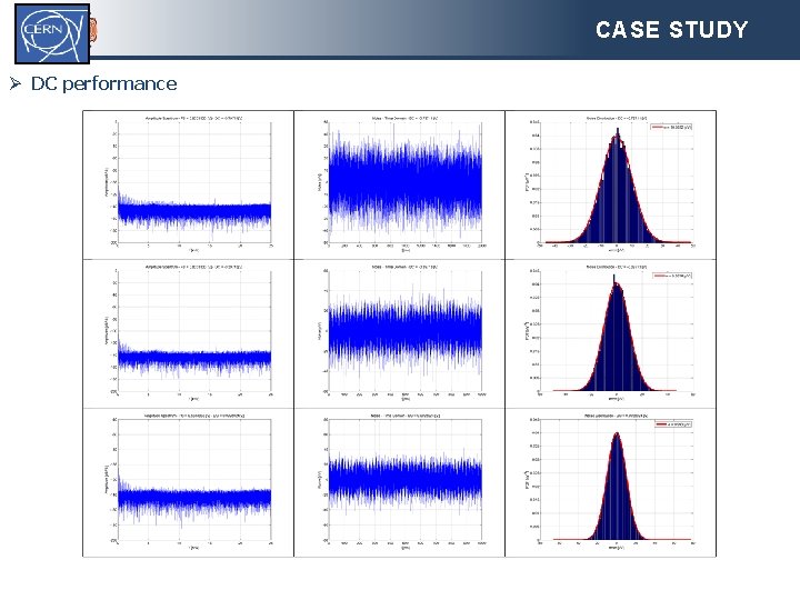 CASE STUDY Ø DC performance 