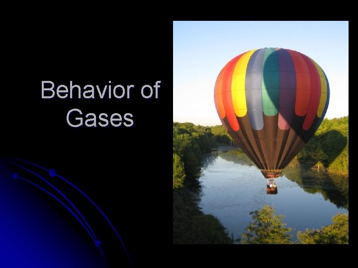 Behavior of Gases 