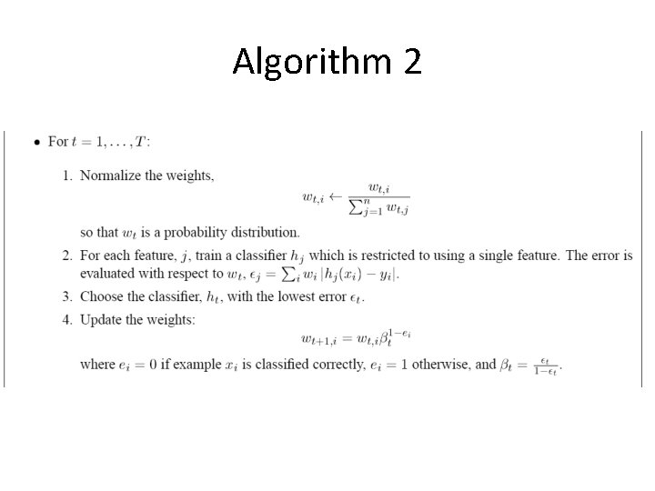 Algorithm 2 