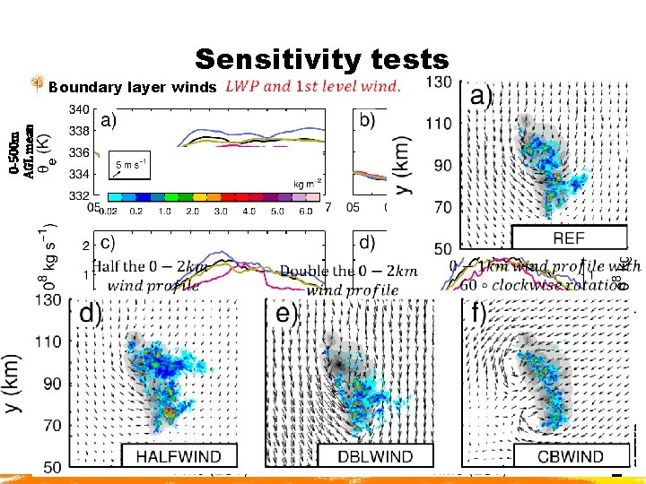 Island cloud fraction Convective cores at z=1. 8 km 0 -500 m AGL mean