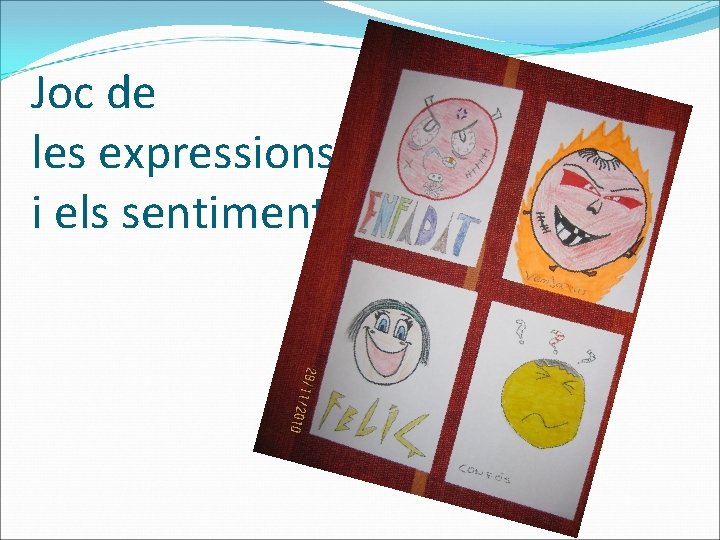 Joc de les expressions i els sentiments 