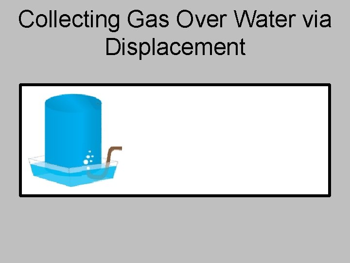 Collecting Gas Over Water via Displacement 