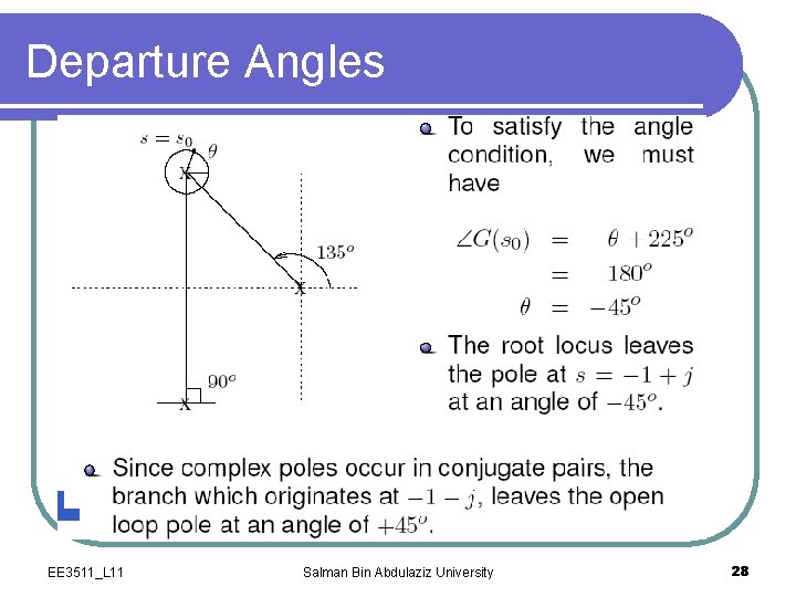 Departure Angles EE 3511_L 11 Salman Bin Abdulaziz University 28 