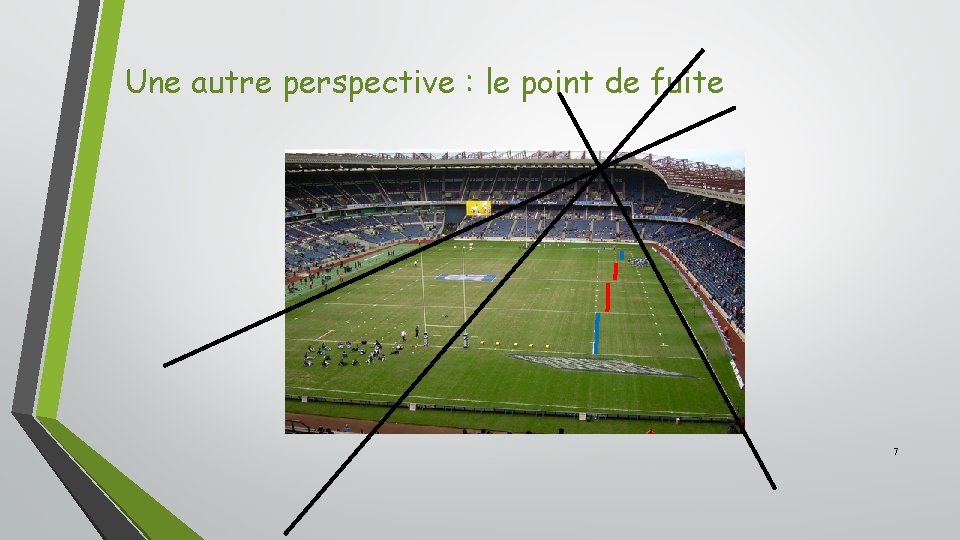 Une autre perspective : le point de fuite 7 