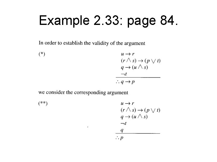 Example 2. 33: page 84. 