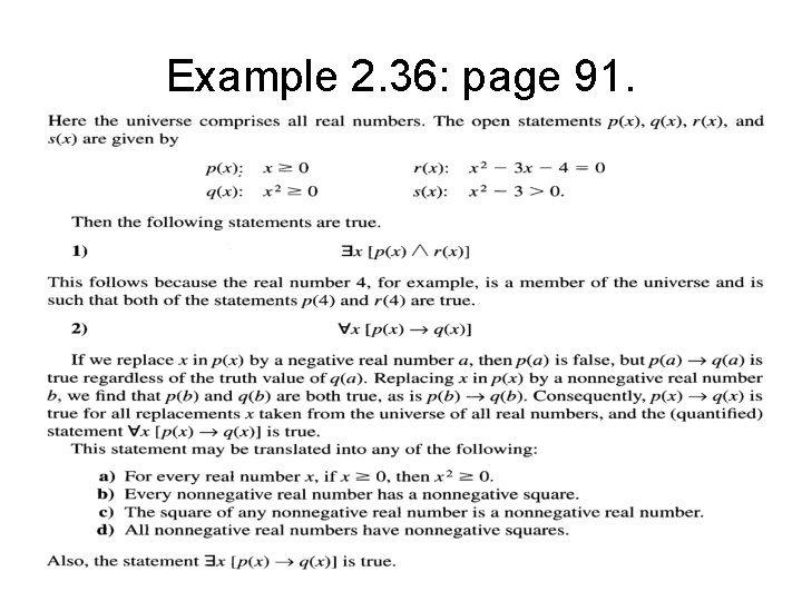 Example 2. 36: page 91. 