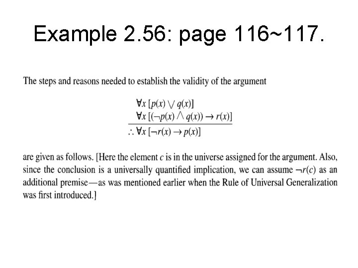 Example 2. 56: page 116~117. 