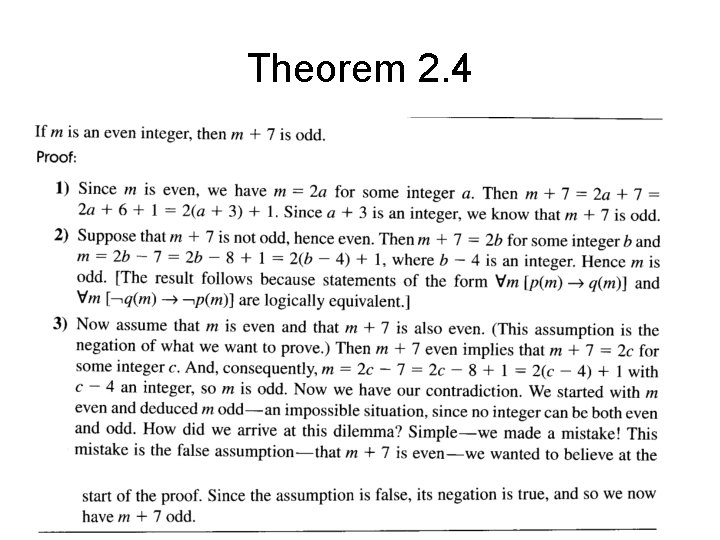 Theorem 2. 4 