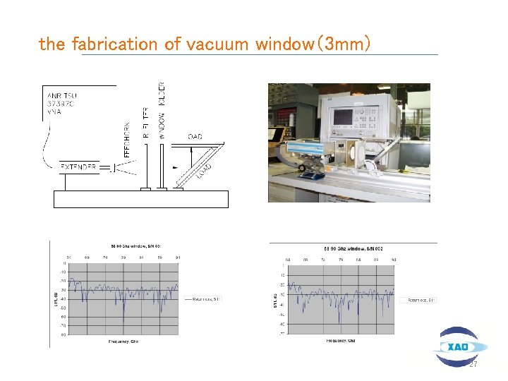 the fabrication of vacuum window（3 mm） 27 
