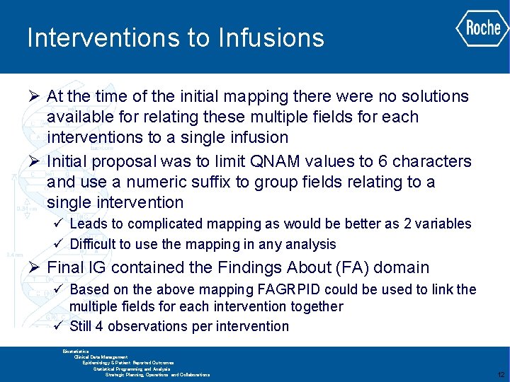 Interventions to Infusions Ø At the time of the initial mapping there were no