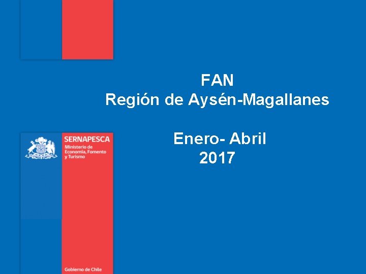 FAN Región de Aysén-Magallanes Enero- Abril 2017 