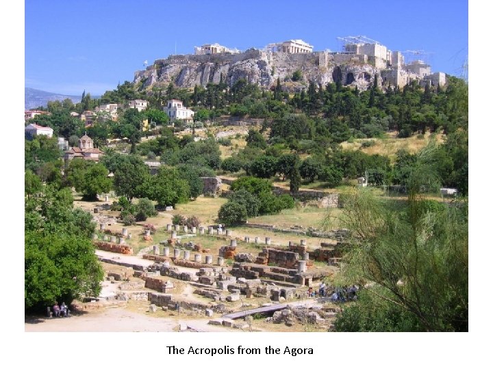 The Acropolis from the Agora 