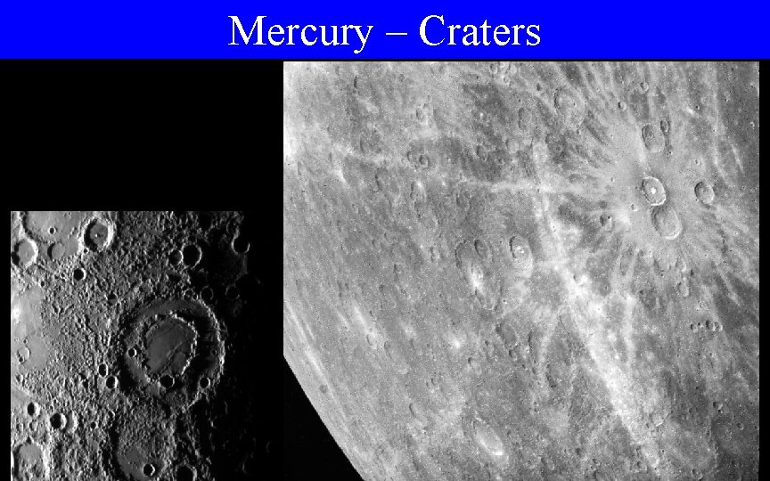 Mercury – Craters 