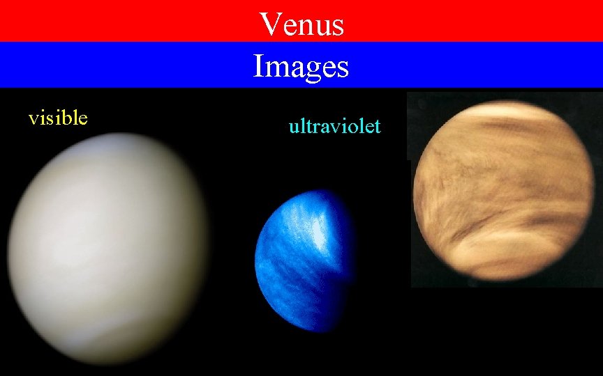 Venus Images visible ultraviolet 
