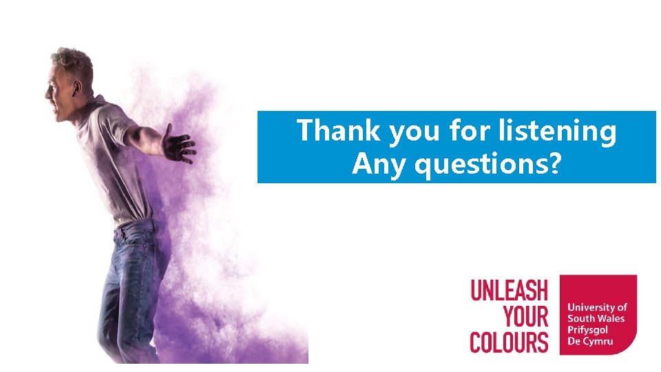 Thank you for listening Any questions? 