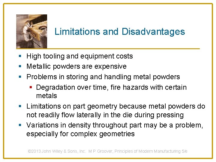 POWDER METALLURGY 1 2 3 4 5 The