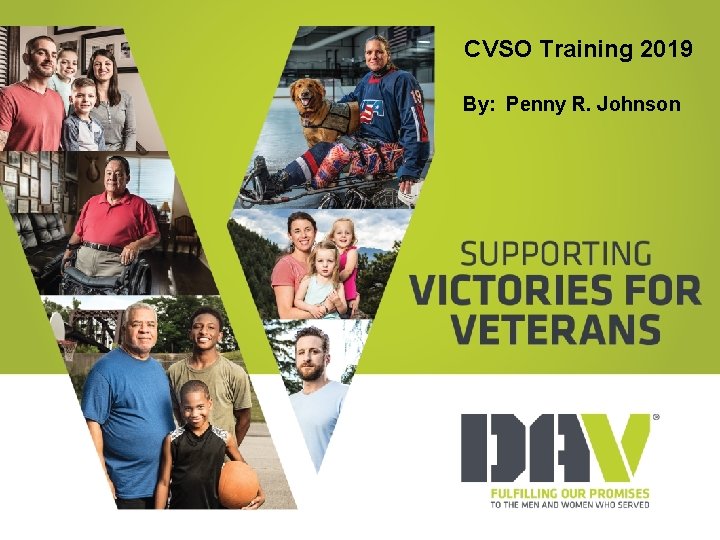 CVSO Training 2019 By: Penny R. Johnson 