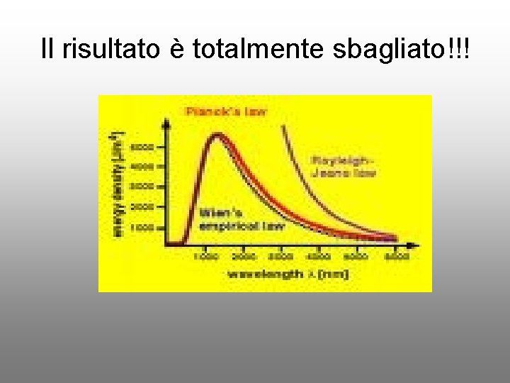 Il risultato è totalmente sbagliato!!! 