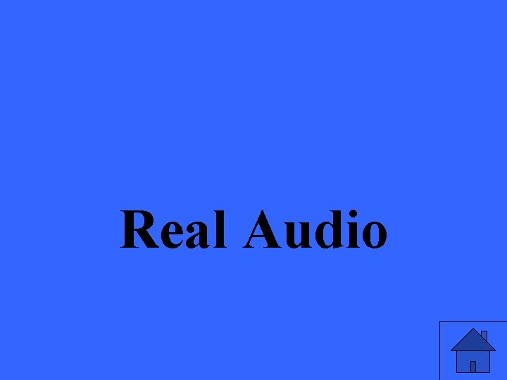 Real Audio 