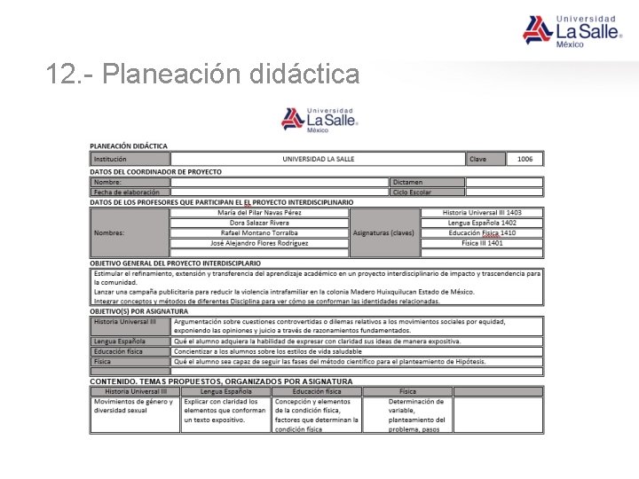 12. - Planeación didáctica 