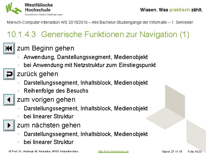 Wissen. Was praktisch zählt. Mensch-Computer-Interaktion WS 2015/2016 – Alle Bachelor-Studiengänge der Informatik – 1.