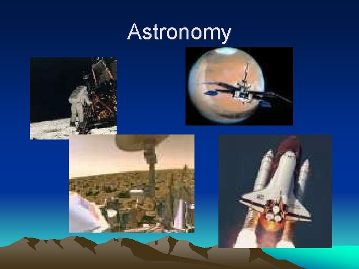 Astronomy 