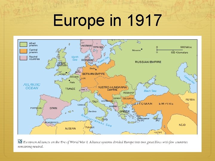 Europe in 1917 