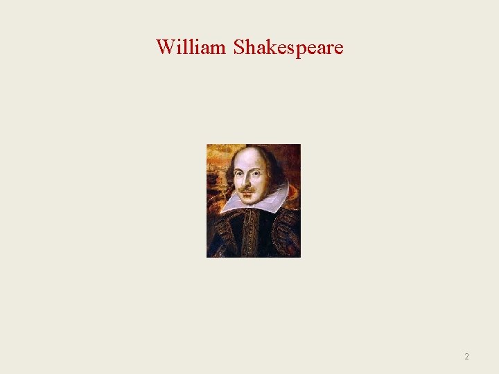 William Shakespeare 2 