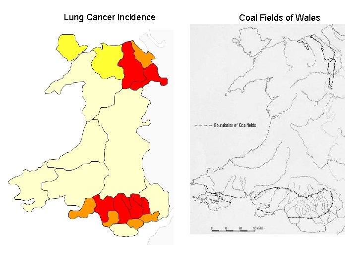 Lung Cancer Incidence Coal Fields of Wales 