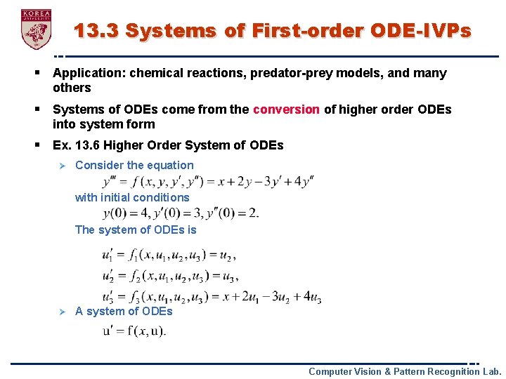 13. 3 Systems of First-order ODE-IVPs § Application: chemical reactions, predator-prey models, and many