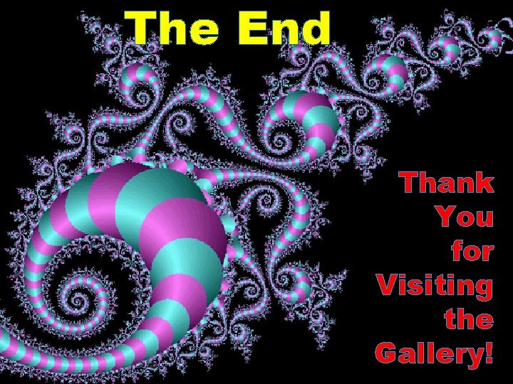 The End Thank You for Visiting the Gallery! 