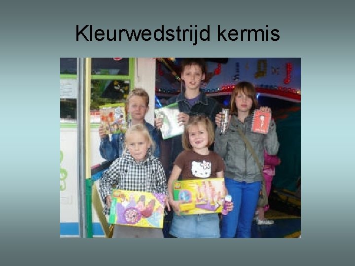 Kleurwedstrijd kermis 